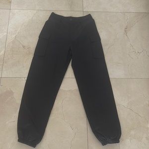 Black cargo pants